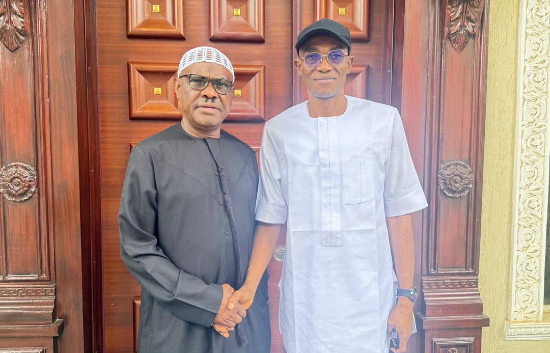 LP Factional Chairman Abure Meets Wike in Abuja