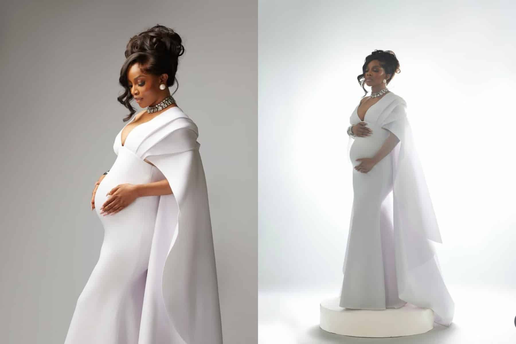 “I spent lots of months afraid, feeling weird and wanted to run away” – Toke Makinwa speaks on her being pregnant concern