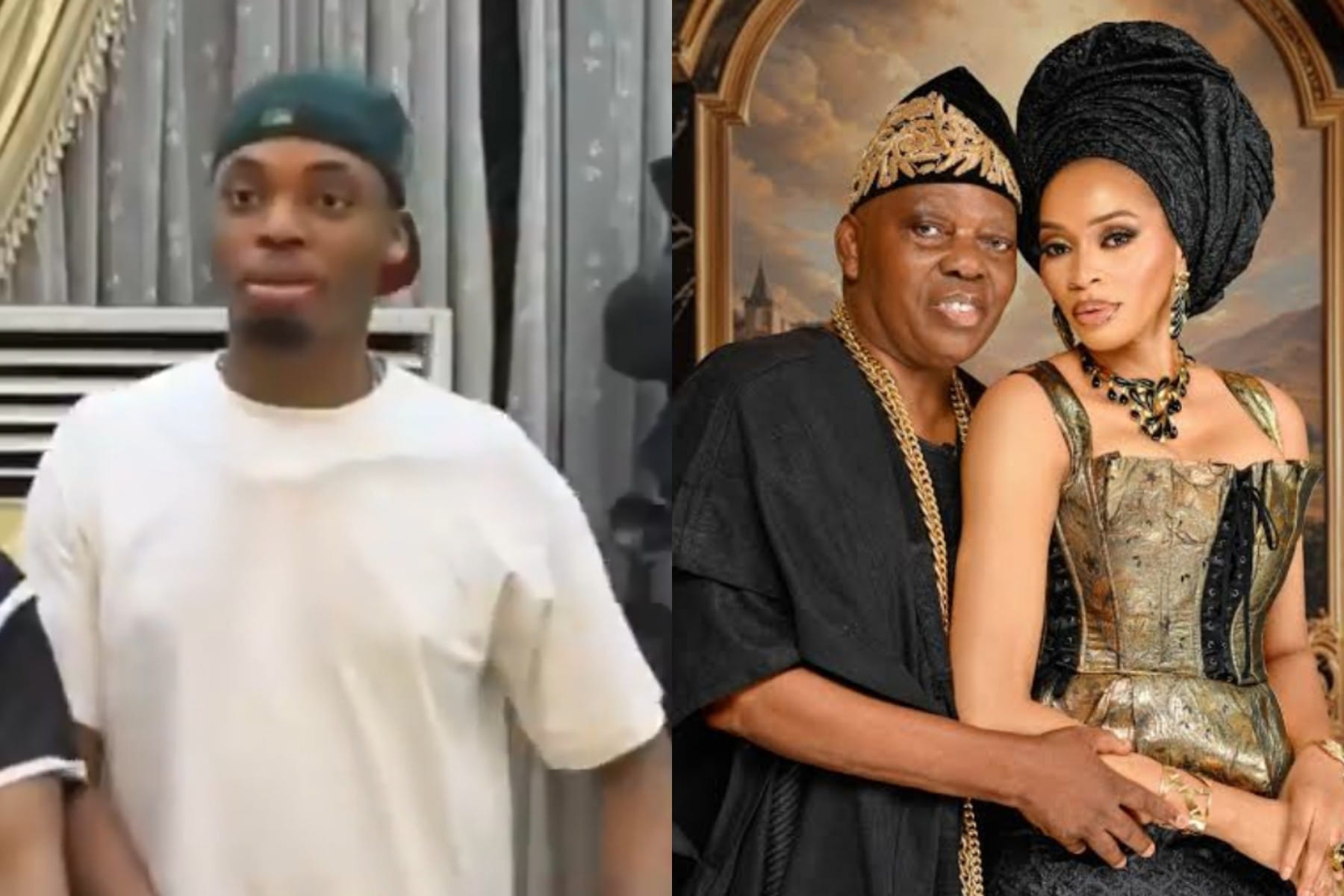 “My dad has 9 babymamas and 26 kids” – Billionaire Razaq Okoya’s son Raheem reveals (Video)